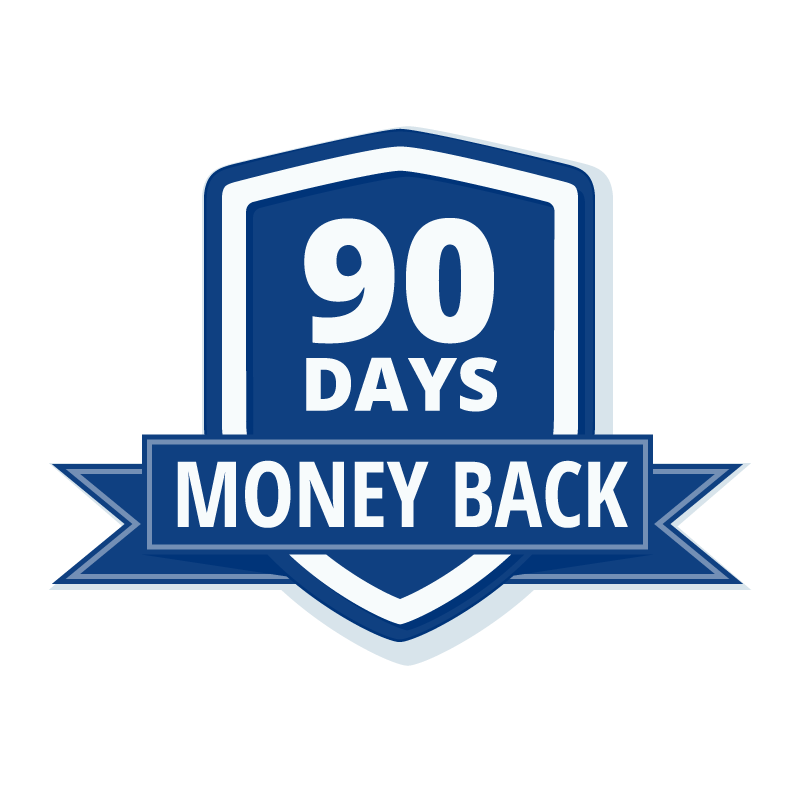 90-days-money back guarantee